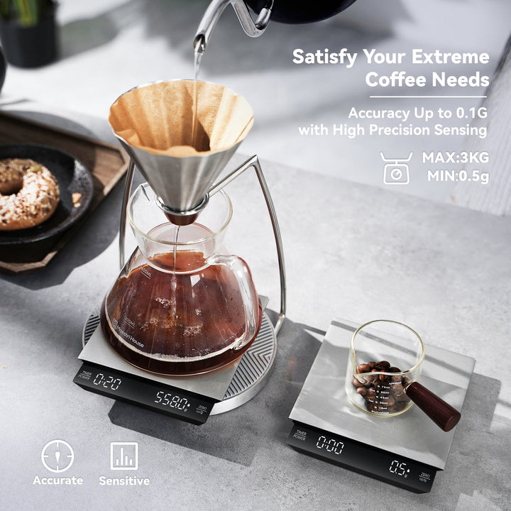 Brewing Chemex Coffee Scale Digital Coffee Scale Precision Timer