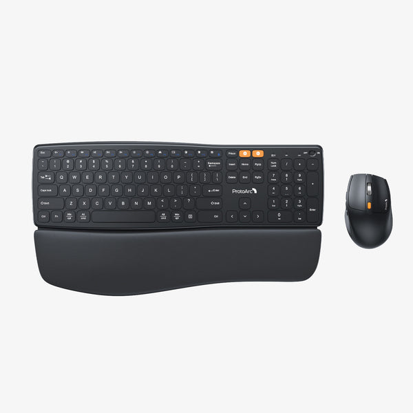 EKM02 Keyboard & Mouse Combo with Wrist Rest