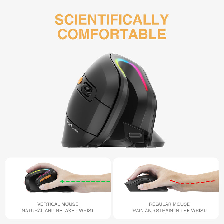 EM11 Vertical Mouse Relax Wrist