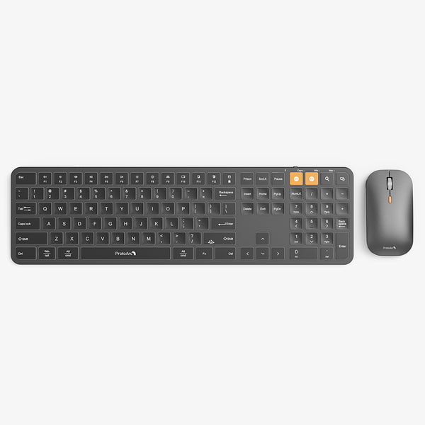 KM100 Backlit Wireless Keyboard and Mouse Combo