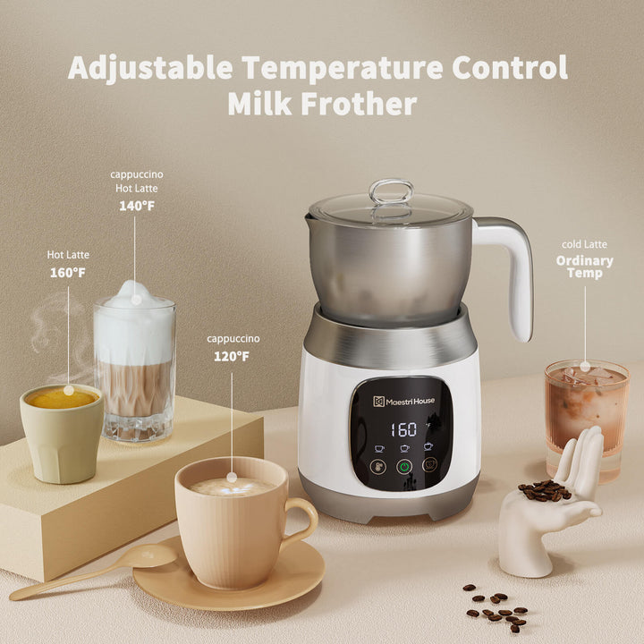  Purkitc Milk Frother Coffee Frother With Detachable