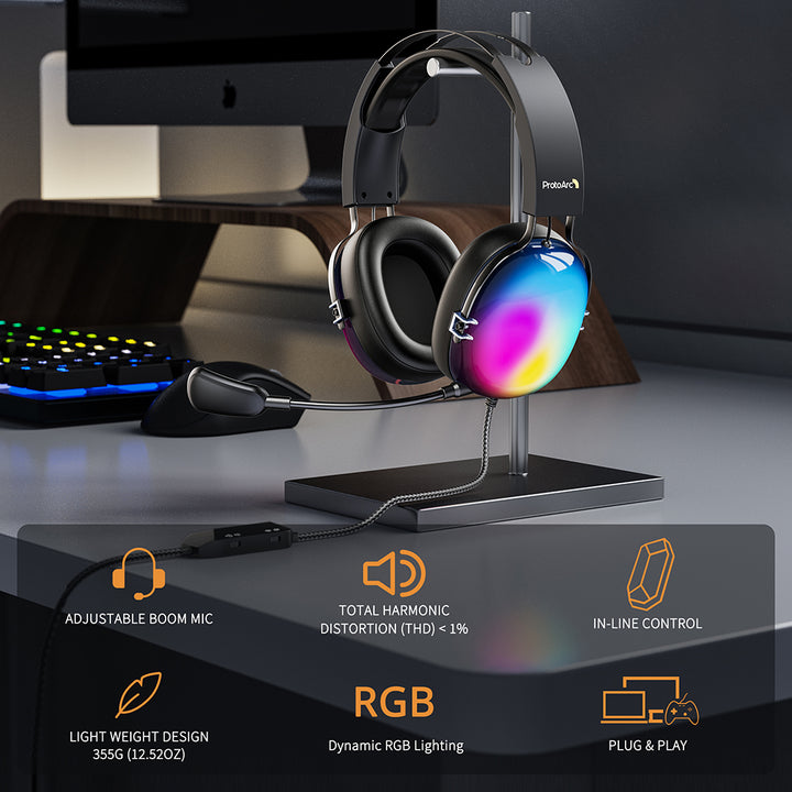 RGB H1 Advanced Wired RGB Headset Features