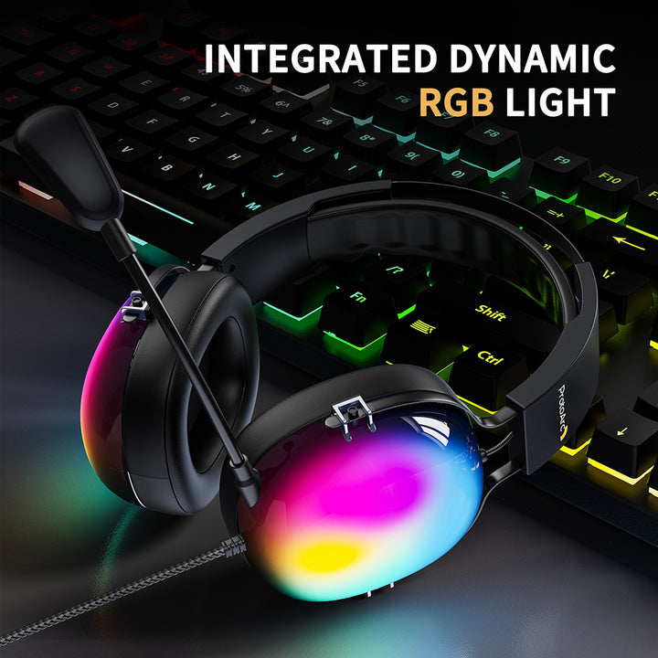 RGB H1 Advanced Wired Headset Dynamic RGB Light