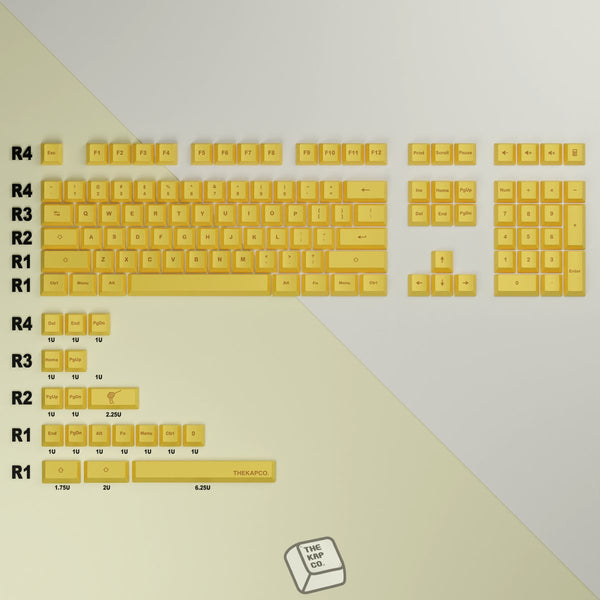 KapCo Honey Keycaps - The Kapco