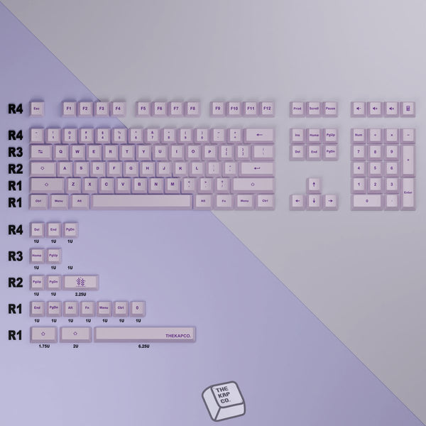 KapCo Lavender Keycaps - The Kapco